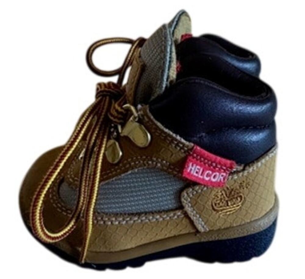 Timberland Toddler Ankle Boots Size 4 Brown Hiking Lace Up Helcor